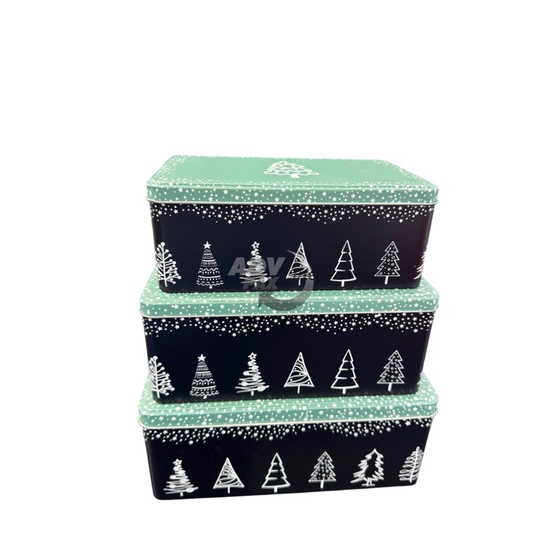 Set,Cookie,Weihnachtsbäume
