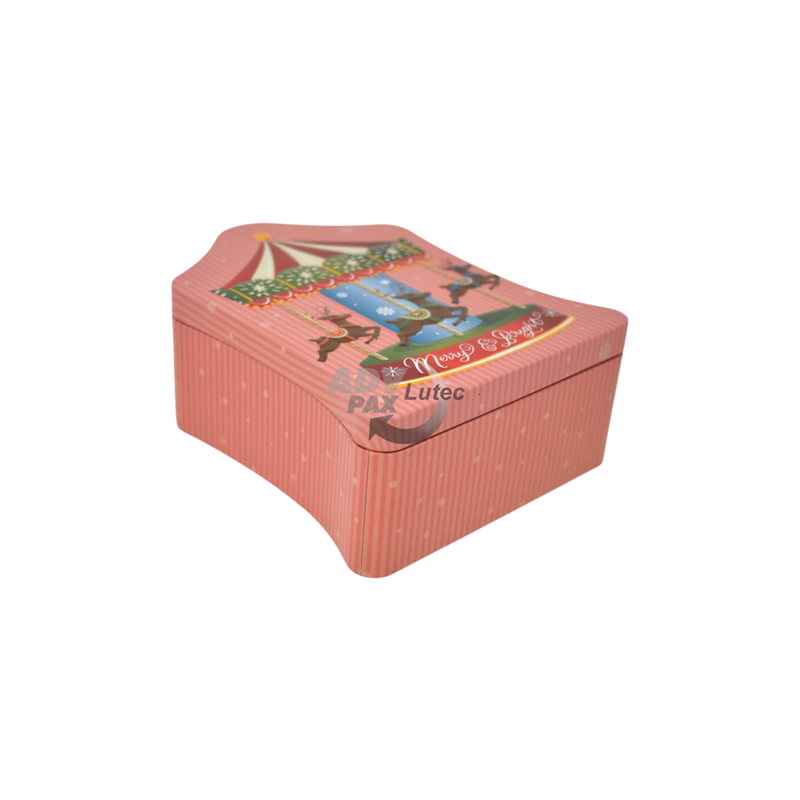 Weihnachtsdose Karussell Rentier