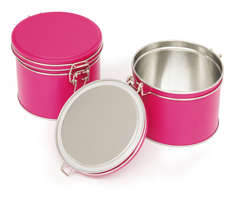 Pinkdosen-Bügelverschlussdosen-Teedosen