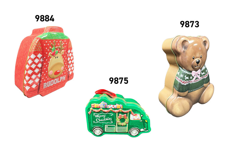 Weihnachtsbaumschmuck, Sonderform, Geschenkdose, Keksdose,Weihnachtsdosen
