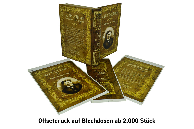 Individuelle Blechdosen für Marken und Produkte; Offsetdruck