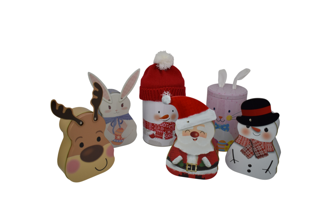 Bewegliche Weihnachtsdosen 