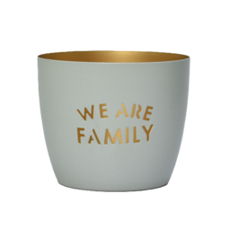 Themen: Windlichtschale We are Family
