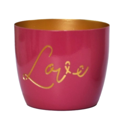 Themen: Windlichtschale Love