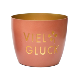 Themen: Windlichtschale Viel Glück