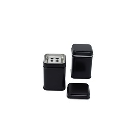 Themen: Gewürzdose quadrat 25g black