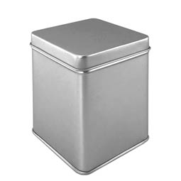 Geschenkschachteln: silver quadrat 100 g