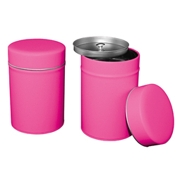 Kaffeedosen: pink Doppeldeckel