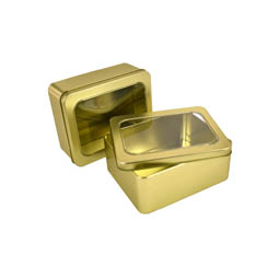 Rechthoekige blikken: Premium tin goud, Art. 2261