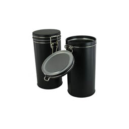 Unsere Produkte: Bügelverschlussdose black, Art. 3140
