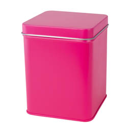 Pinke Dosen: Klassiker Quadrat MINI pink