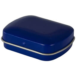 Blaue Dosen: Pocket tin mini silver