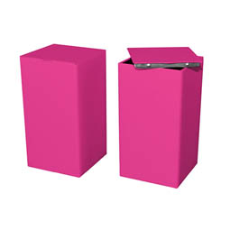 Zahnspangendosen: pink square 100g