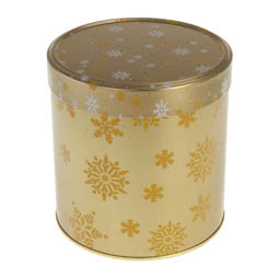 Verpackungsdosen: Lebkuchendose gold Star
