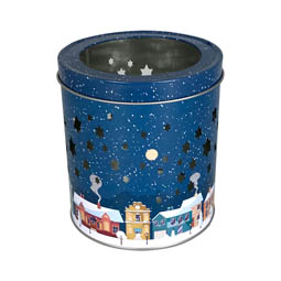 Unsere Produkte: Teelichtdose Winter Night, Art. 7052