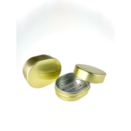 Nieuwe artikelen in de shop: Soap box oval GOLD, Art. 8016