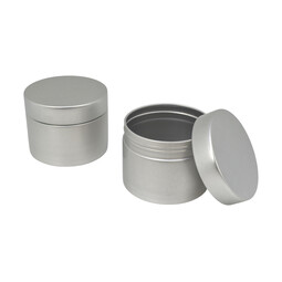 Runde Dosen: Aluminiumtiegel hoch 100 ml, Art. 9114