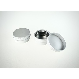 Okrągłe puszki: runde Aluminiumdosen in weiss