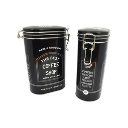 Themen: black coffee tin