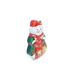 Sonderformen: Snowman, Stülpdeckeldose, Weißblech, Winter 