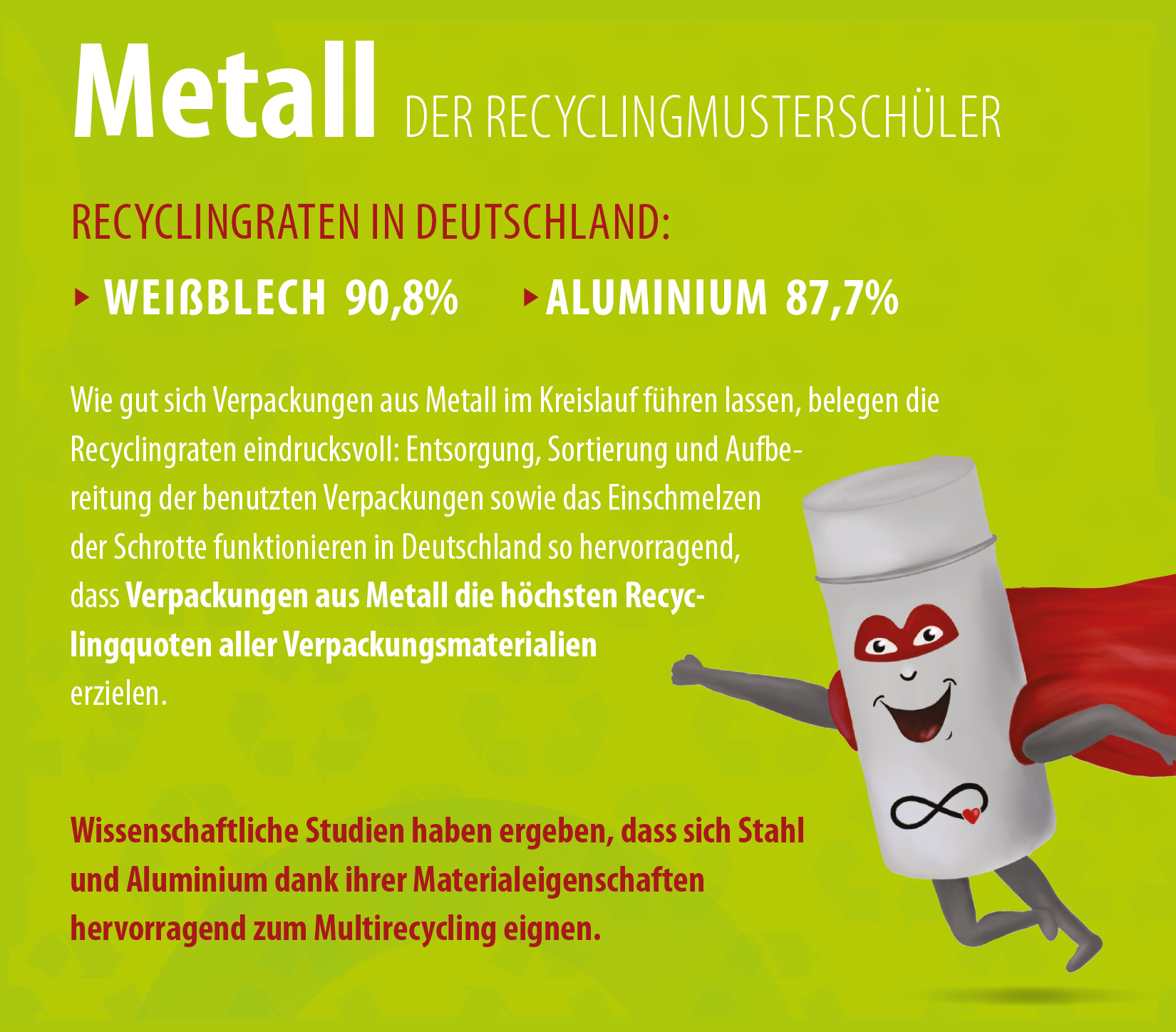 Metalldosen haben viele Vorteile - auch für die Umwelt